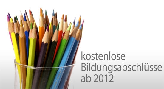 Bildungsabschlüsse ab 2012 gratis