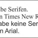 serif