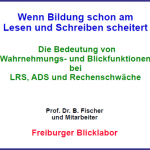 Blicklabor, Lesen, Schreiben, Rechnen, Legasthenie, Dyskalkulie, Fachtagung