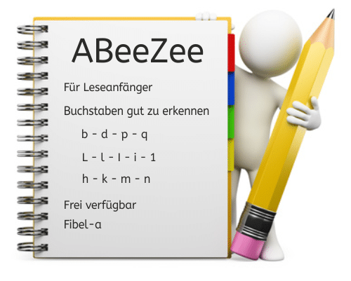 Schriftart: ABeeZee