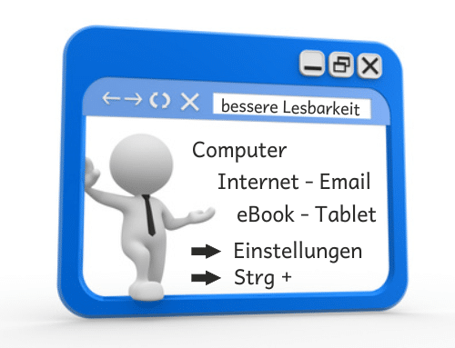 Computer legasthenfreundlich