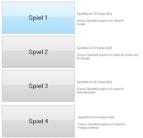 Memory Spiel, optische Differenzierung, optisches Gedächtnis, räumliche Wahrnehmung, Wahrnehmung, Legasthenie, Dyskalkulie, Kinder, Spiel, Computer