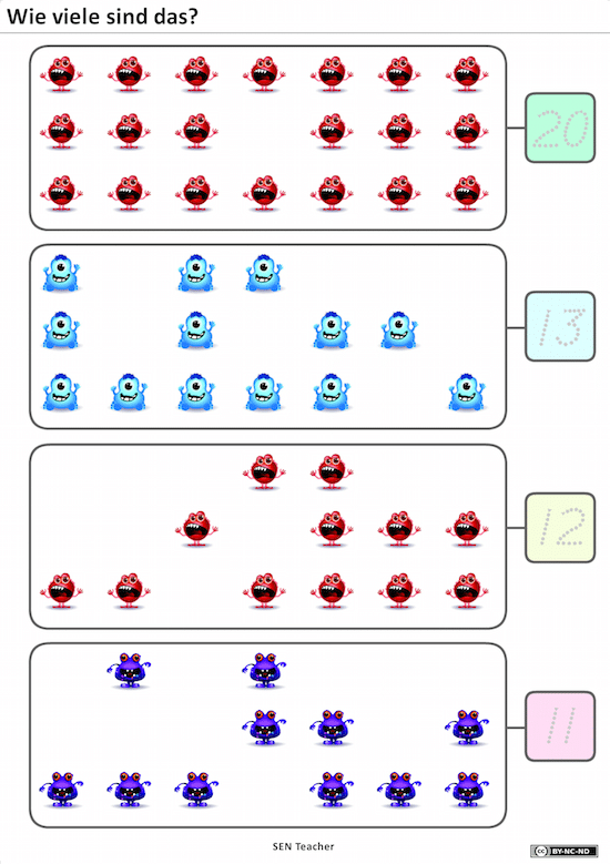 AFS-Methode, Arbeitsblätter, Dyskalkulie, Eltern, kostenlos, Lehrer, Mathematik, Rechnen, Unterricht, Generator