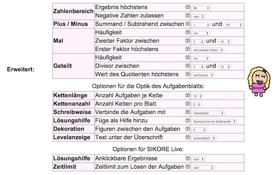 Sikore, Sicher Kopfrechnen, Dyskalkulie, Dyskalkulietraining, AFS-Methode, kostenlos, Schule, Eltern, AFS-Training