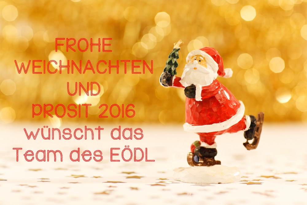 Frohe Weihnachten und alles Gute für 2016