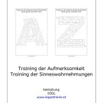 Buchstabenlabyrinthe, Wahrnehmung, AFS-Methode, AFS-Training, Legasthenie, Legastheniematerial, Buchstaben, Labyrinth, Aufmerksamkeit, Feinmotorik, räumliche Wahrnehmung, optische Wahrnehmung