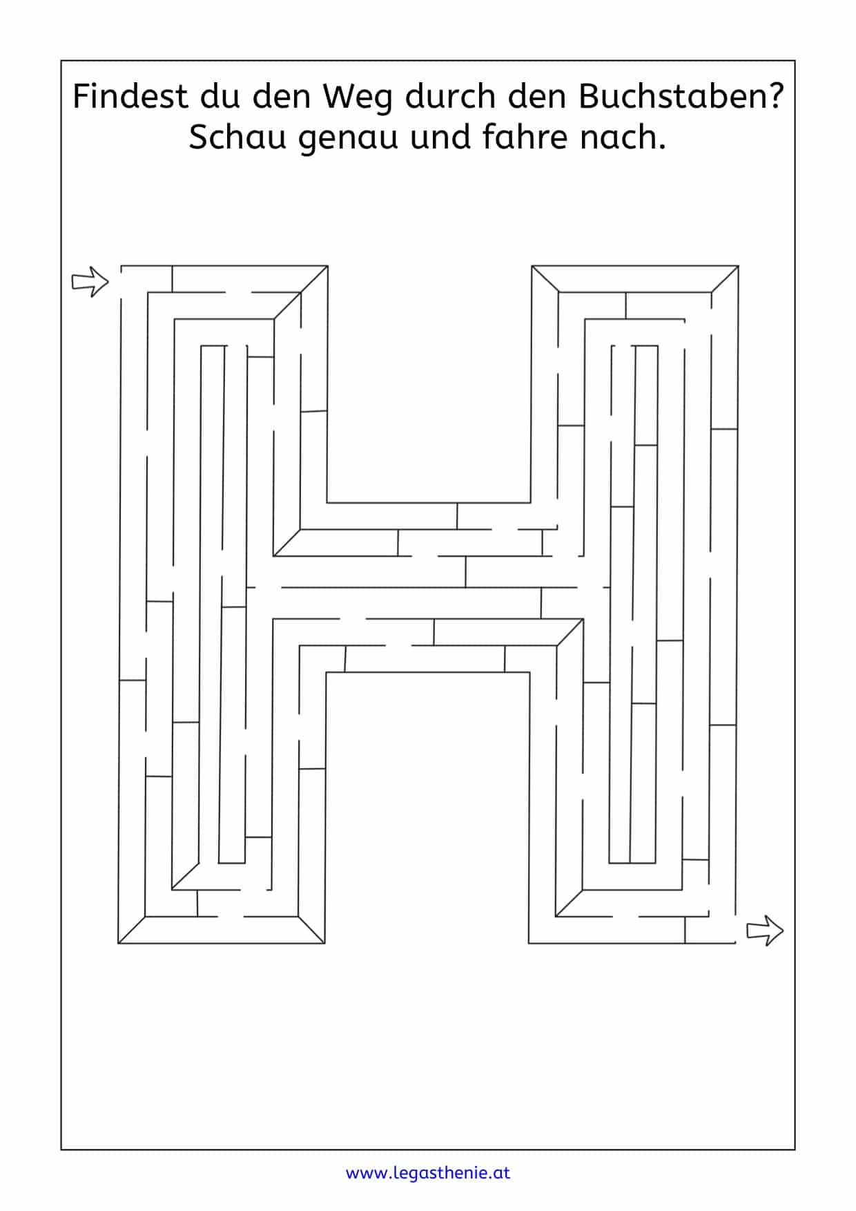 Buchstabenlabyrinthe, Wahrnehmung, AFS-Methode, AFS-Training, Legasthenie, Legastheniematerial, Buchstaben, Labyrinth, Aufmerksamkeit, Feinmotorik, räumliche Wahrnehmung, optische Wahrnehmung