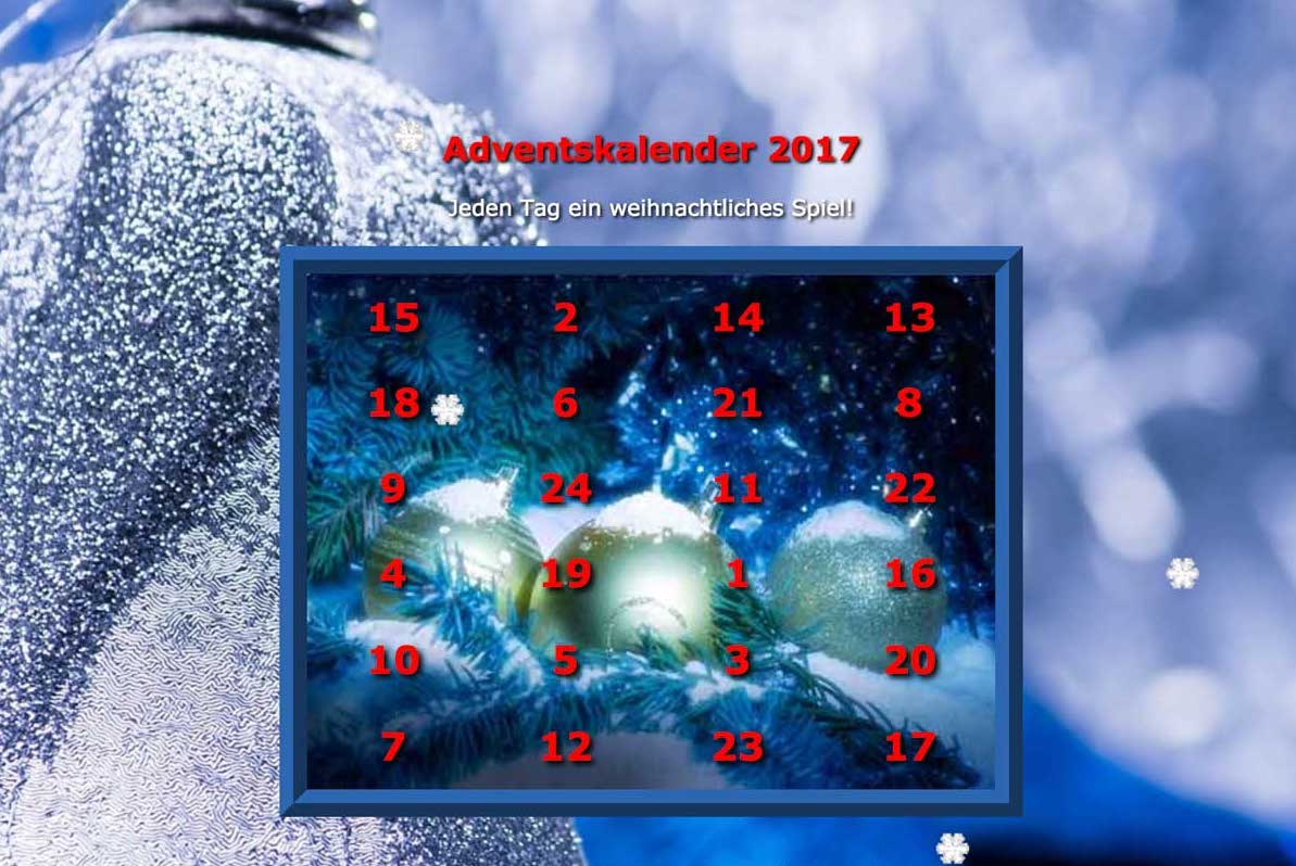 Adventkalender, Wahrnehmung, Aufmerksamkeit, AFS-Methode, Legasthenie, Legasthenietraining, EÖDL