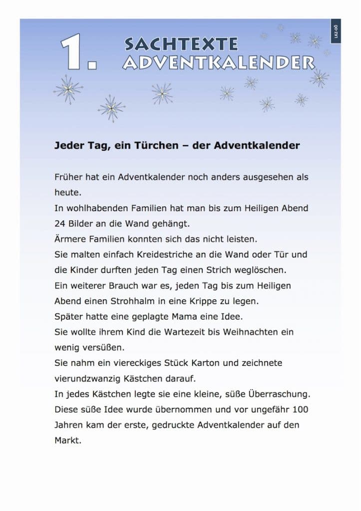 Lesen im Advent, lesen, Advent, Adventkalender, Legasthenie, Legasthenietraining