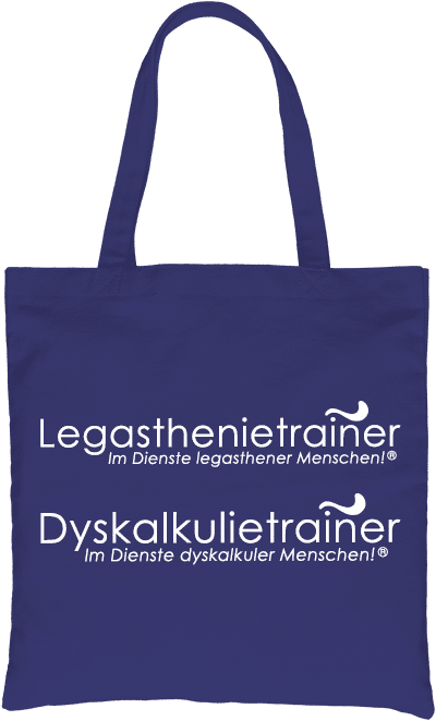 Legasthenie- & Dyskalkulietrainer Baumwolltasche