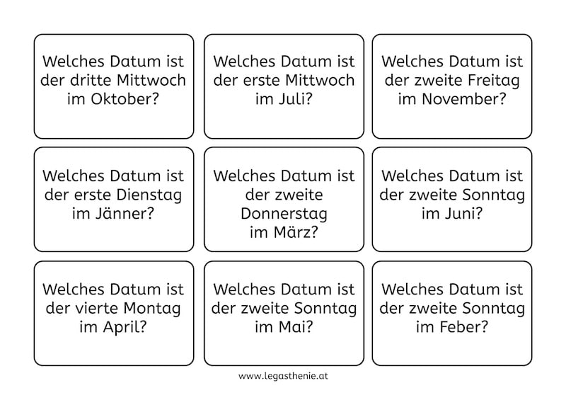 Jahreskalender, Legasthenie, Dyskalkulie, Legasthenietraining, Dyskalkulietraining, Lesen, Leseverständnis, Kalender, kostenlos, Eltern, Kinder, AFS-Methode