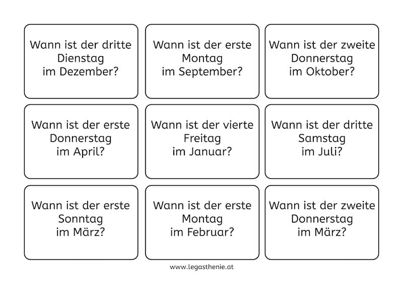 Jahreskalender, Legasthenie, Dyskalkulie, Legasthenietraining, Dyskalkulietraining, Lesen, Leseverständnis, Kalender, kostenlos, Eltern, Kinder, AFS-Methode