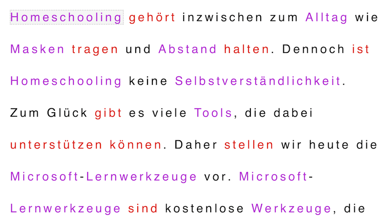 Microsoft Learning Tools