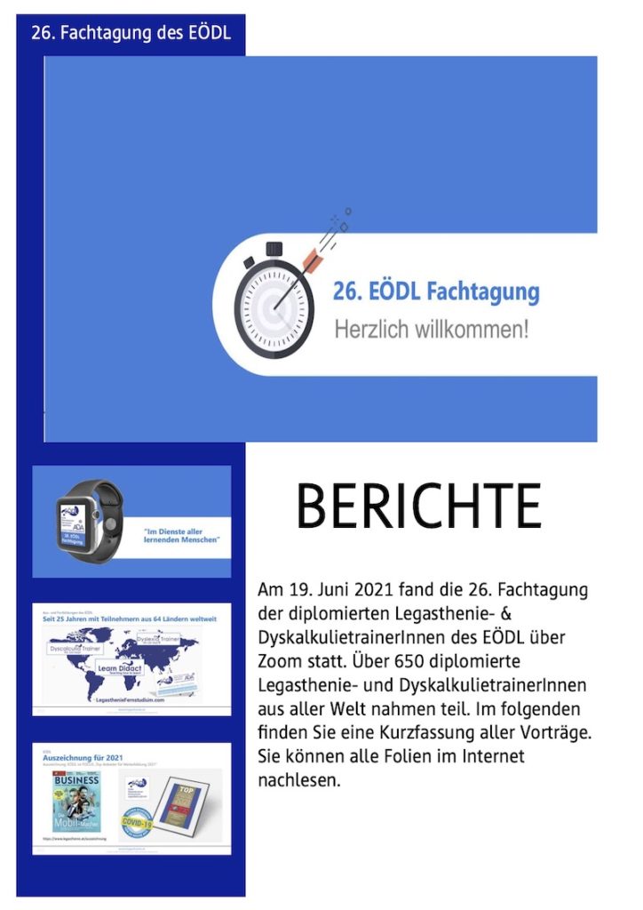 Fachtagung 2021, Legasthenie, Legasthenietraining, Lesen, Schreiben, AFS-Methode