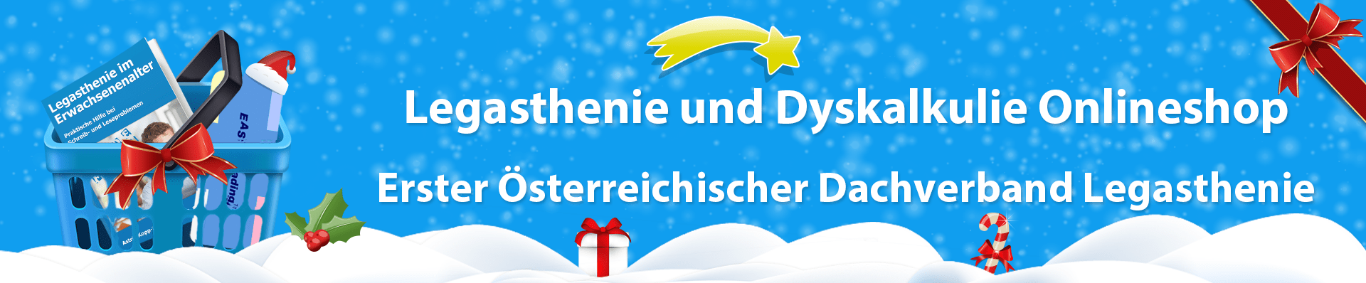 Weihnachtsaktion: GRATIS Geschenke im Legasthenie-Shop